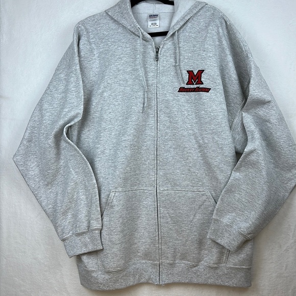 Miami University Hockey Alumni Men’s Zip-up Hoodie Size 2XL - Picture 1 of 12
